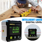 Digital Level Angle Finder Box 360 Degree Measurement Professional Protractor Inclinometer Dual Magnetic Electronic Level Gauge