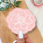 50pcs/pack Pink Thank You Card For Supporting Business Package Decoration "Gorgeous Thanks" Business Card Handmade With Love
