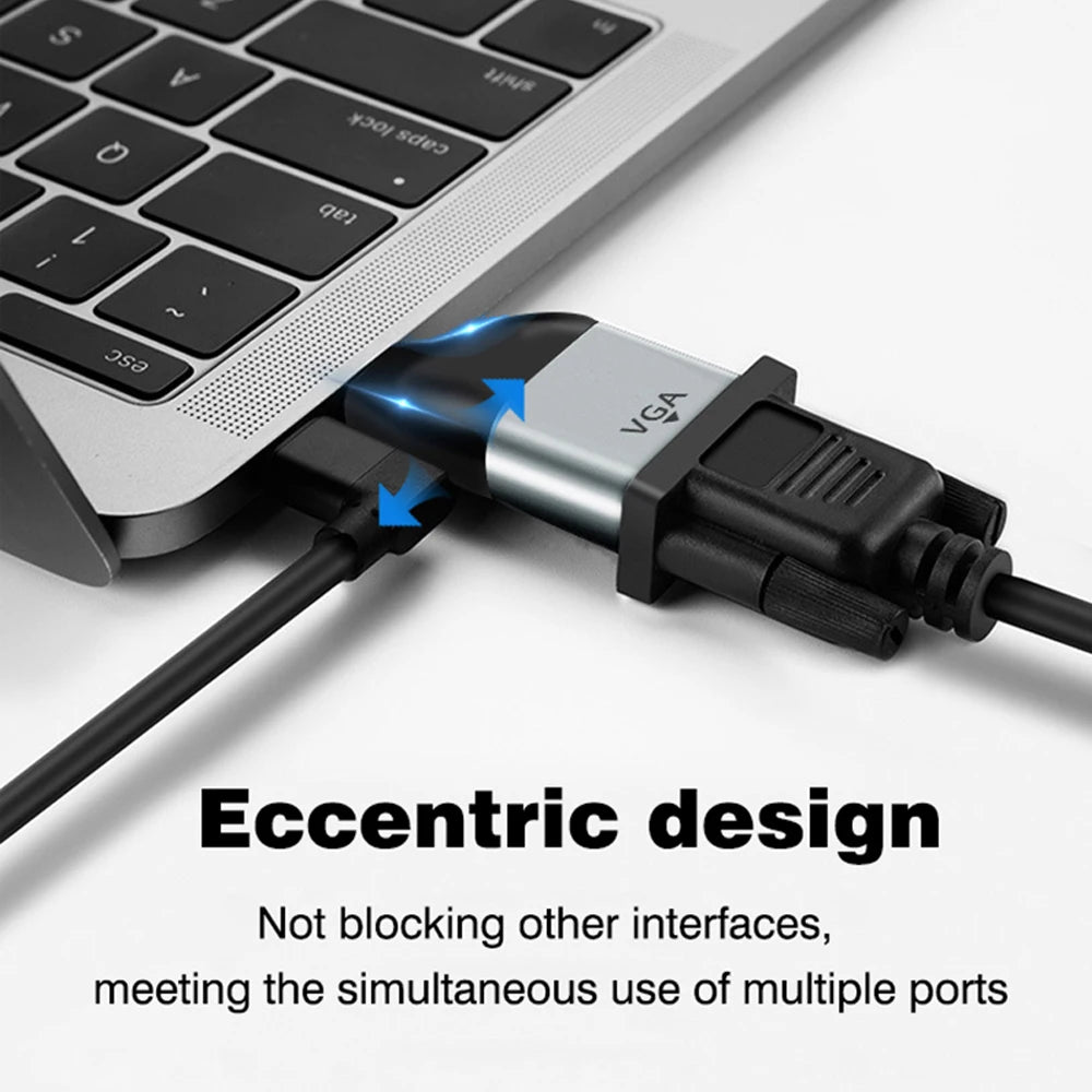 USB Type C To HDMI-Compatible 8K USB C to DP DisplayPort miniDP 4K VGA Adapter For Laptop MacBook TV Box PS5 Switch iPad Galaxy