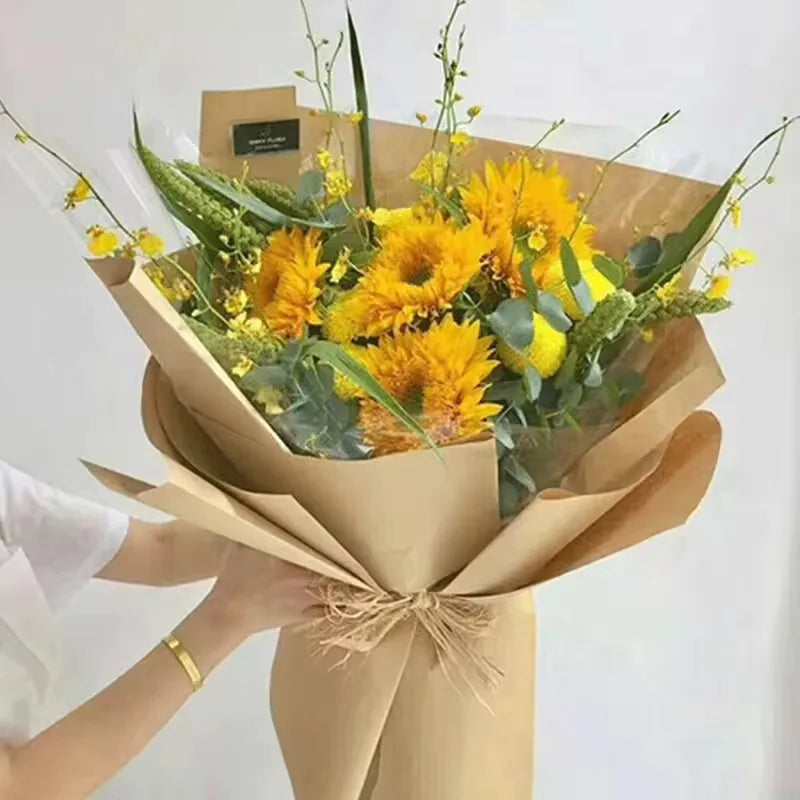 5/10M Brown Kraft Paper Roll DIY Gift Wrapping Kraft Paper Roll for Painting Art Craft Gift Party Christmas Day Gift Packing