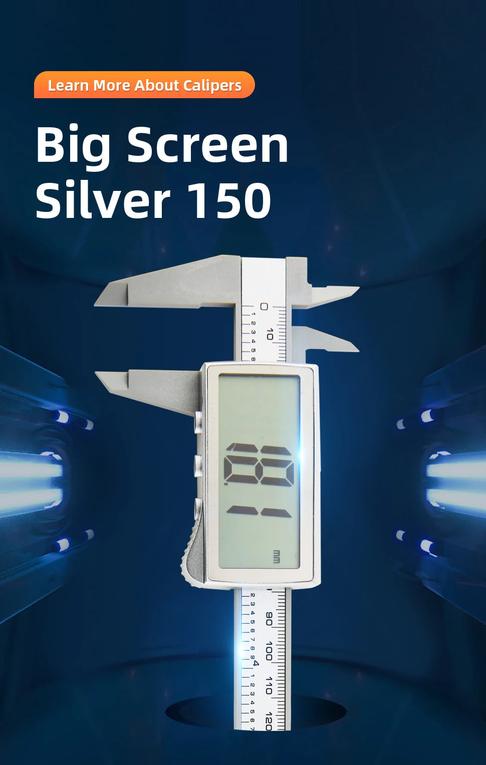 Plastic Caliper Pachometer Digital Caliper Electronic Ruler Vernier Digital Caliber Measuring Tool Digital Calibrator Micrometer