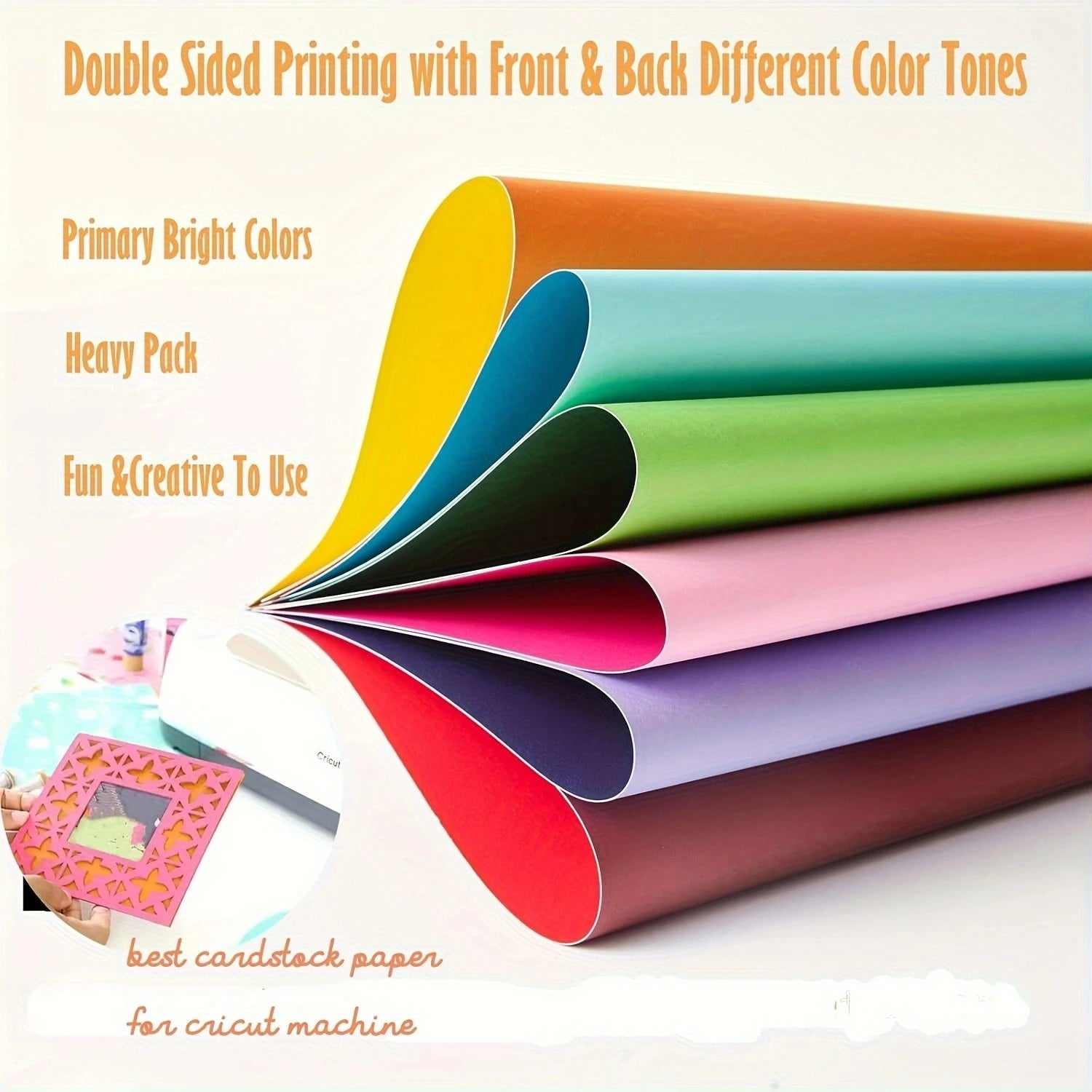 35sheets Colored Paper Cardstock Different Color Cardstock 230 GSM for DIY Art Scrapbook Paper Crafting School Office Supplies