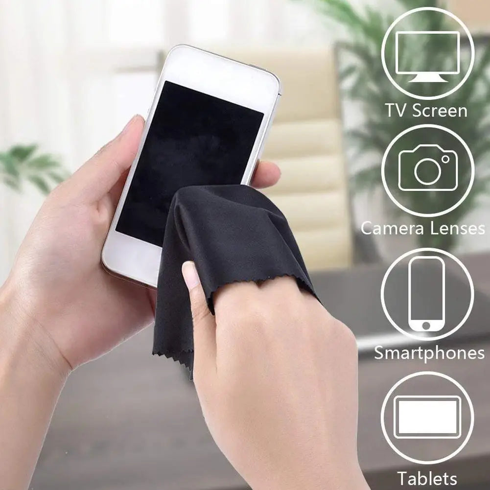 1/10/20/30Pcs Microfiber Cleaning Cloth for Glasses Lens Laptop PC Computer Mobile Phone Screen Cleaning Wipes Cleaner Cloth