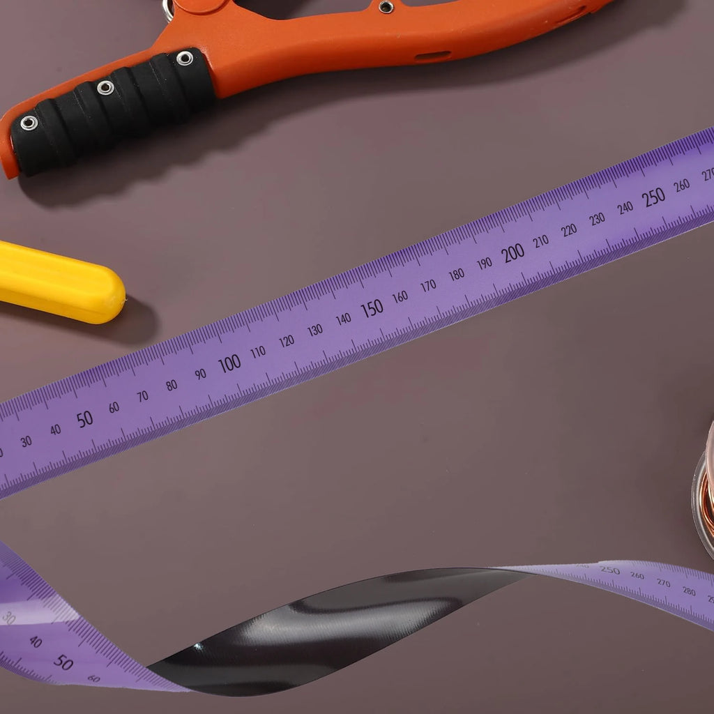 Magnetic Ruler Tape, 15.74 Inch Flexible Magnetic Measuring Tape with Inches & Centimeters for Classroom Whiteboard