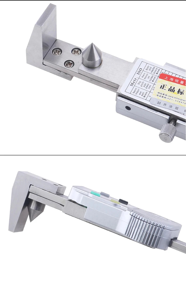 Edge-Center Distance, Center Distance, Digital Caliper, Cone Probe Hole Distance, Centerline Caliper, Edge-To-Hole Measurement