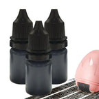 3pcs Refill Ink for Stamp confidential privacy seal ink quick-drying Multipurpose  Stamp Refill Ink 10ml 3pcs black ink Refills