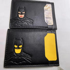 2026 New Leather Bat Wallet Personalized Superhero Mask Card Holder Bat ID Heroic Wallet Gift