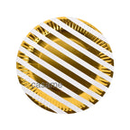 Pink Blue Stripe Dot Disposable Tableware Sets Paper Cups Plate Straws Fork Disposable Sets Wedding Birthday Party Decorations