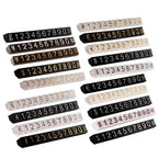 10pcs 9x6mm Adjustable Dollars Number Stand Watch Labels Cube Price Tags