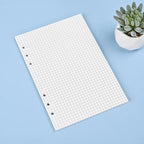 A6 A5 Loose Leaf Notebook Refill Spiral Binder Inner Page Line Dot Grid Inside Paper Stationery
