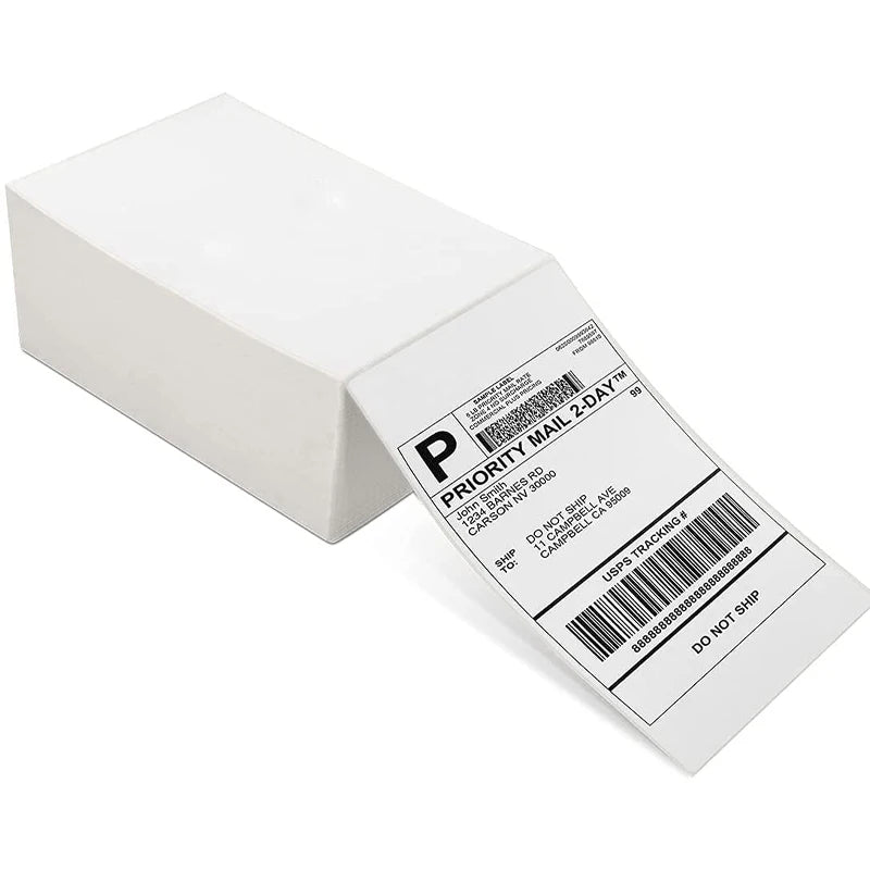 4x6 Inch Thermal Shipping Labels Paper Fold Sticker Printer Self-Adhesive Waterproof Oil-Proof Labels All-Purpose Sticker Paper