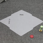 10pcs Custom Translucent Sulfuric Acid Paper Envelopes, Used For DIY Postcard/Card Storage, Wedding Invitations, Gift Packaging