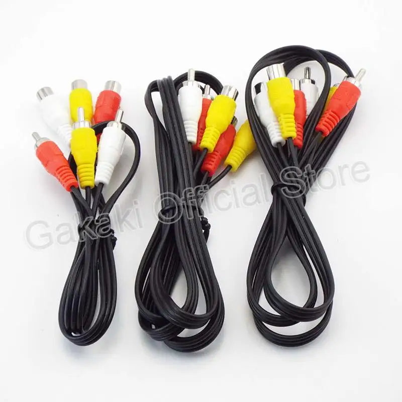 1M/1.5M/3Meter 3 RCA Male to 3 RCA Male Female Connector Composite Audio Video AV Extension Cable Plug Cables