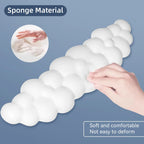 Keyboard Cloud Wrist Rest Pad Anti-Slip Desk Mat Memory Foam Palm Rest Ergonomic Mouse Pad Typing Wrist Rest for Office
