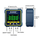SHAHE Mini Digital Level Angle Gauge Angle Finder Protractor Inclinometer With Backlight And Magnetic Base For Home, Woodworking