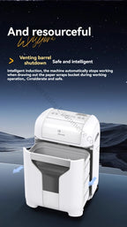 25L 4435 Office Electric Shredder for Shredding Paper Particles Book Nails Cards Confidential Specific Document Shredder Level 5