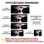 Sakura Scenery Mouse Pad Large Anti-Slip Rubber Gaming MousePad Durable Thick Seam Edge Suitable for Office and Gaming Desk Mats