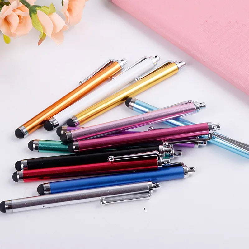 10pcs/lot Universal Capacitive Stylus Pens, High Precision Rubber Tip Touch Screen Pen for iPad iPhone Android Tablets & Smartph