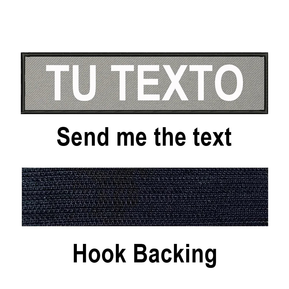 Custom Name Patch Personalized Tactical Military Patches Customized Stripes Badge Tags For Clothes Jacket Backpack Dog Collar