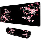 Sakura Scenery Mouse Pad Large Anti-Slip Rubber Gaming MousePad Durable Thick Seam Edge Suitable for Office and Gaming Desk Mats
