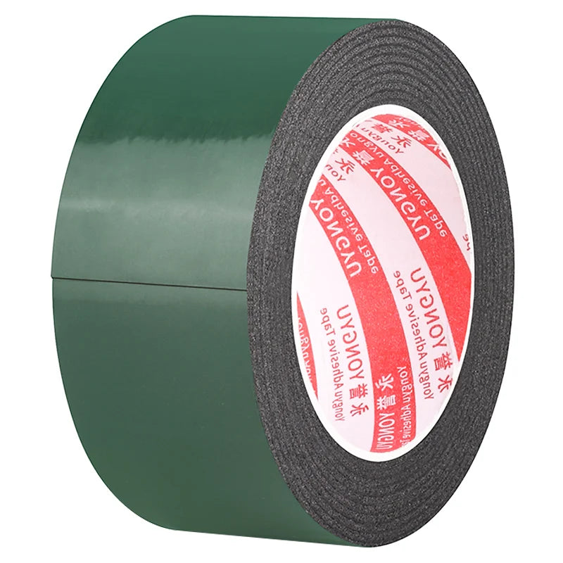 Green Film Black Foam Double-Sided Tape Cushioning Shock Absorption Furniture Toy Manufacturing Handicrafts Packaging