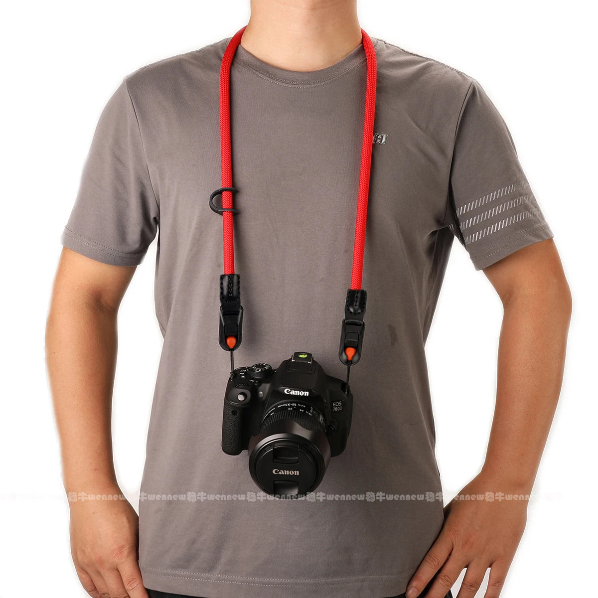 Quick Release Beads Round Rope Camera Shoulder Strap Lanyard for Canon Nikon Panasonic Sony Fujifilm Neck Strap Wrist Strap