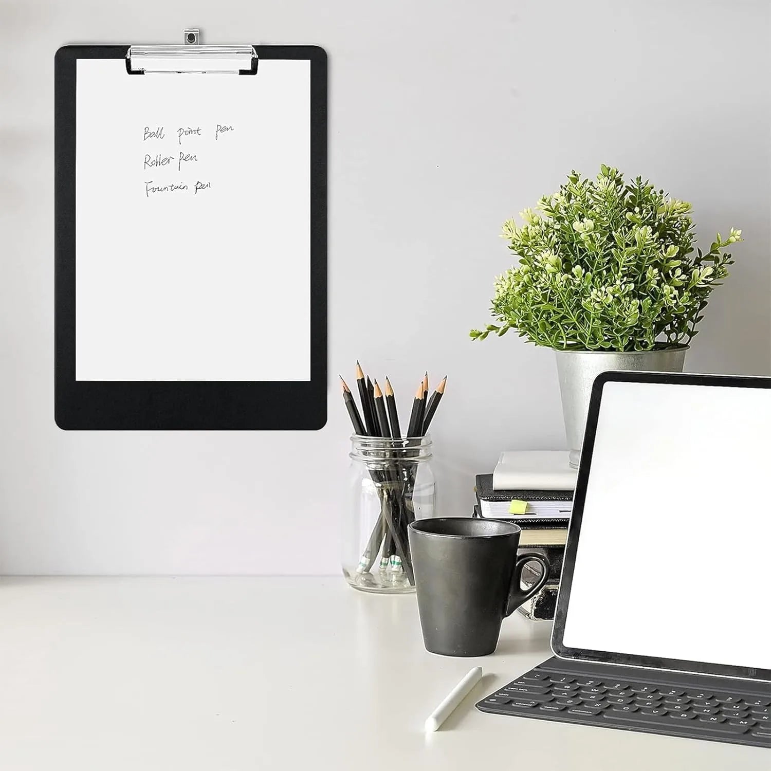 1/2pcs A4 Clipboard, Clipboard Folder, Writing Board with Binder Clip, Metal Clip, Suitable for Notes, Documents, and Drawings