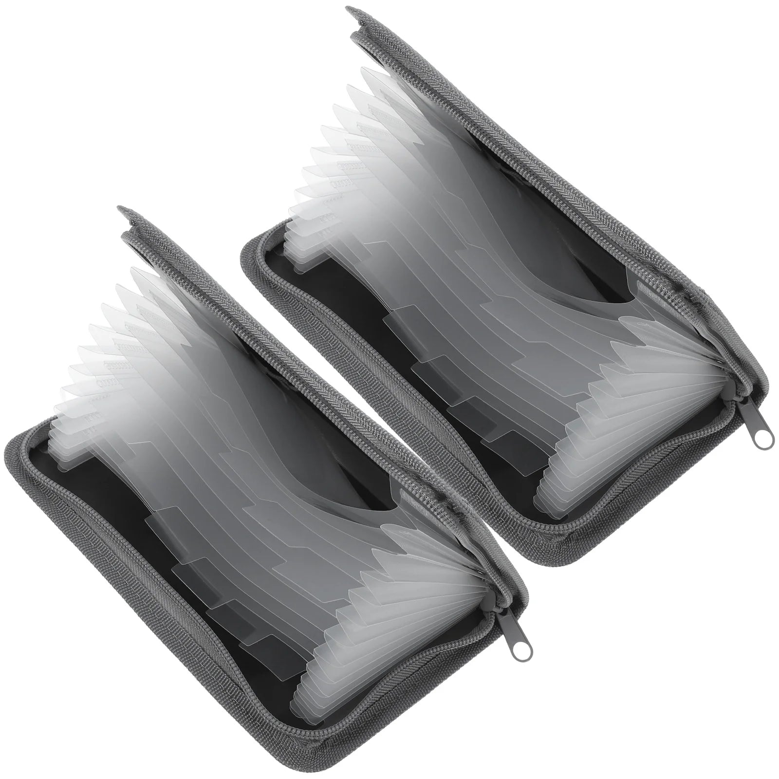 2Pcs Accordion File Folder Receipt Organizer Multi-Layer Large Capacity Plastic Expanding Document Holder Small File Organizer