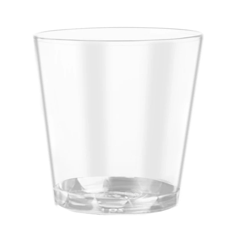 50pcs 30ml Mini Clear Plastic Disposable Party Shot Glasses Jelly Cups Tumblers Birthday Kitchen Accessories Gobelet Plastique