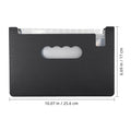 PP Accordion File Folder for Receipts Coupons Documents Organizing Portable Office School Home Use Multi-Function Receipt