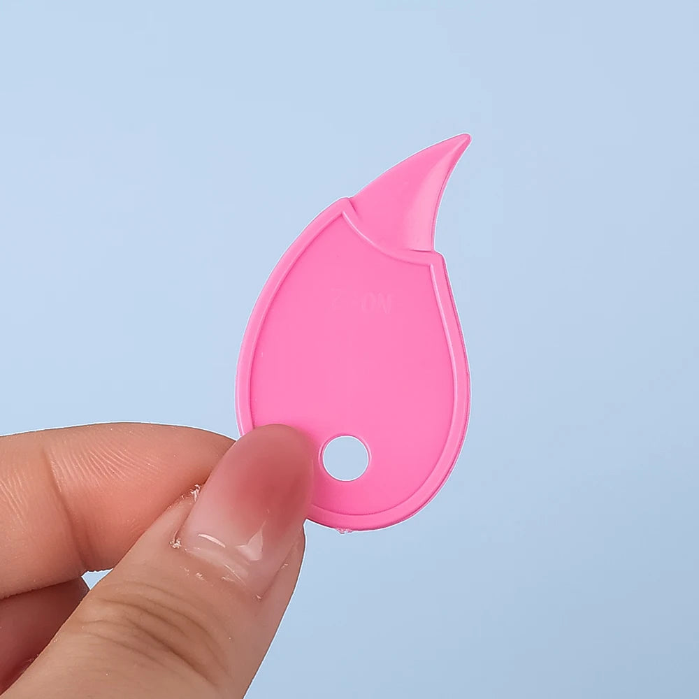 Portable Plastic Letter Opener Cutting Supplies Box Opener Keychain Slicer Unpacking Knife Mini Safety Package Cutter Tool
