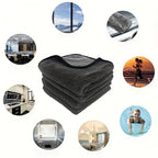 Ultra-Absorbent Microfiber Cleaning Cloth - Soft, Durable & Quick-Dry Towel for Cars, Home, and Bathroom Use