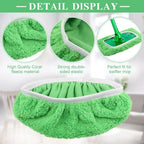 Kitchen Cleaning Accessories Flooring Cleaning Cloths Mop Head Replacement Washable Rag Towel Reusable Microfiber Mop Pads