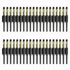 1-6Pcs 45mm Waterproof Long Head Nib Deep Hole Markers Pen Tile Carpenter Pen Multi-purpose for Woodworking Black/Blue/Red Ink
