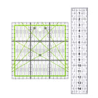 1/2pcs 15cm Quilting Patchwork Ruler Fabric Cloth Cutting Ruler Acrylic Sewing Rulers DIY Knitting Crafts Tailor Sewing Tools