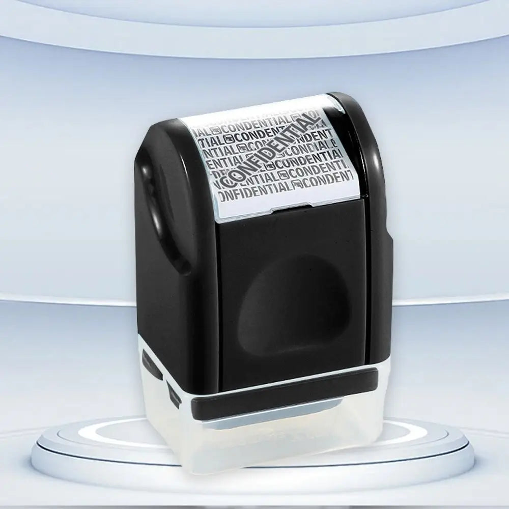 Leakproof Identity Theft Protection Roller Stamp Portable Ink Refill Identity Stamp Roller Roller Stamp Garbled Chapter
