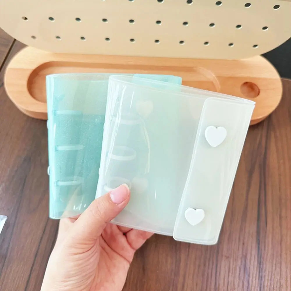 Home Decor A8 Binder Photo Album Cover 3 Holes Waterproof Kpop Photocard Holder PVC Clear Idol Card Collect Book