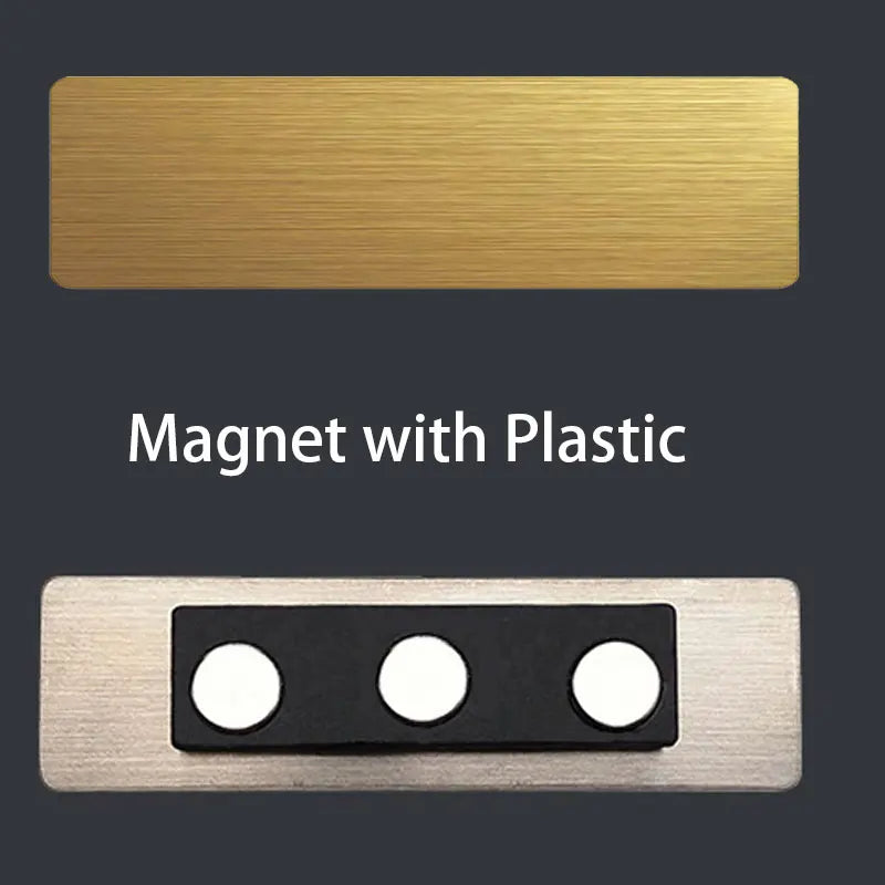 Custom Metal Your Name Plate Address Outdoor Identity Badge Engraved Brushed Stainless Steel Sticker Customized UV Mailbox Tag