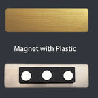 Custom Metal Your Name Plate Address Outdoor Identity Badge Engraved Brushed Stainless Steel Sticker Customized UV Mailbox Tag