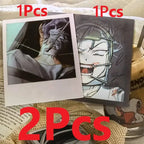 New 2Pcs/Set 2nd Anniversary Card Alien Stage TV Anime Card Ivan Till Cosplay Square CD Card Instant Imaging Cards Postcard Gift