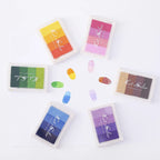 Ink Pad Ink Stamp Pad for DIY Craft Rubber Self Inking Roller Stamps Stationery Album for Scrapbooking Paper Decoration