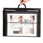 6-pocket hanging folder Multi-color hanging file organizer Multi-layer classification test paper organization folder
