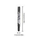 10pcs Black Waterproof Markers, Large Capacity Oil-Based Non-Fading Thick Tip Suitable for Logistics Multi-Purpose Use