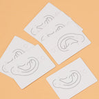 50pcs Earrings Jewelry Display Cards Kraft Paper Packing Tag for diy Jewelry Ear Bone Clip Nails Holder Hanging Retail Price Tag