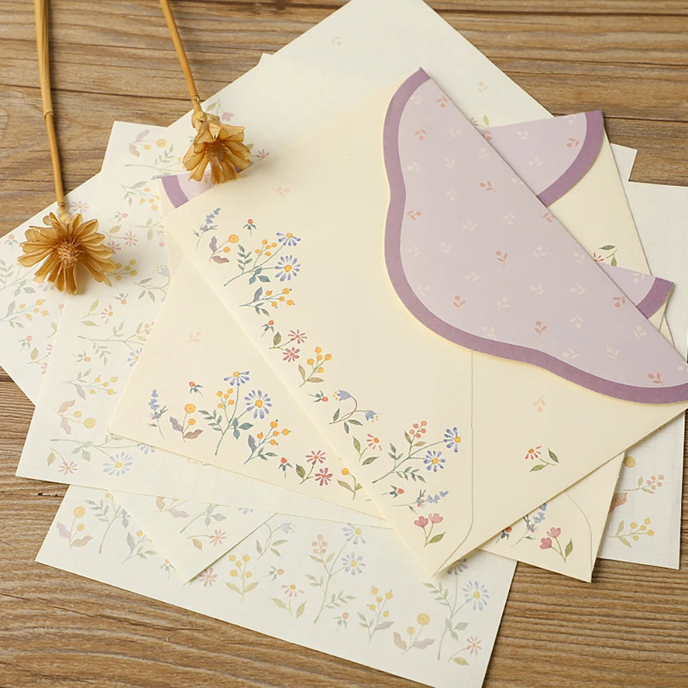 Creative and Beautiful Japanese Graffiti Letter Wholesale Exquisite Cute Cat Set Small Envelope