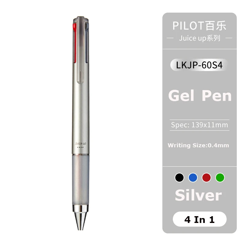 Japan Pilot Modular Pen Juice Up 3/4 Color 0.4mm Ultra-fine Gel Pens, Water-base Smooth Writing Versatile Stationery Aacsesories