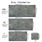Grey series Mouse Pad Large Computer Office Game Table Mats XXL Rubber Anti-slip Gaming Keyboard Mousepads Long Desk Pads