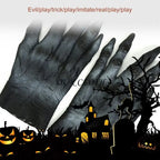 Horrific Demons Gloves Latex Werewolfs Gloves Zombied Hand Gloves Halloween Cosplay Costume Accessory for Women Men Y1AC