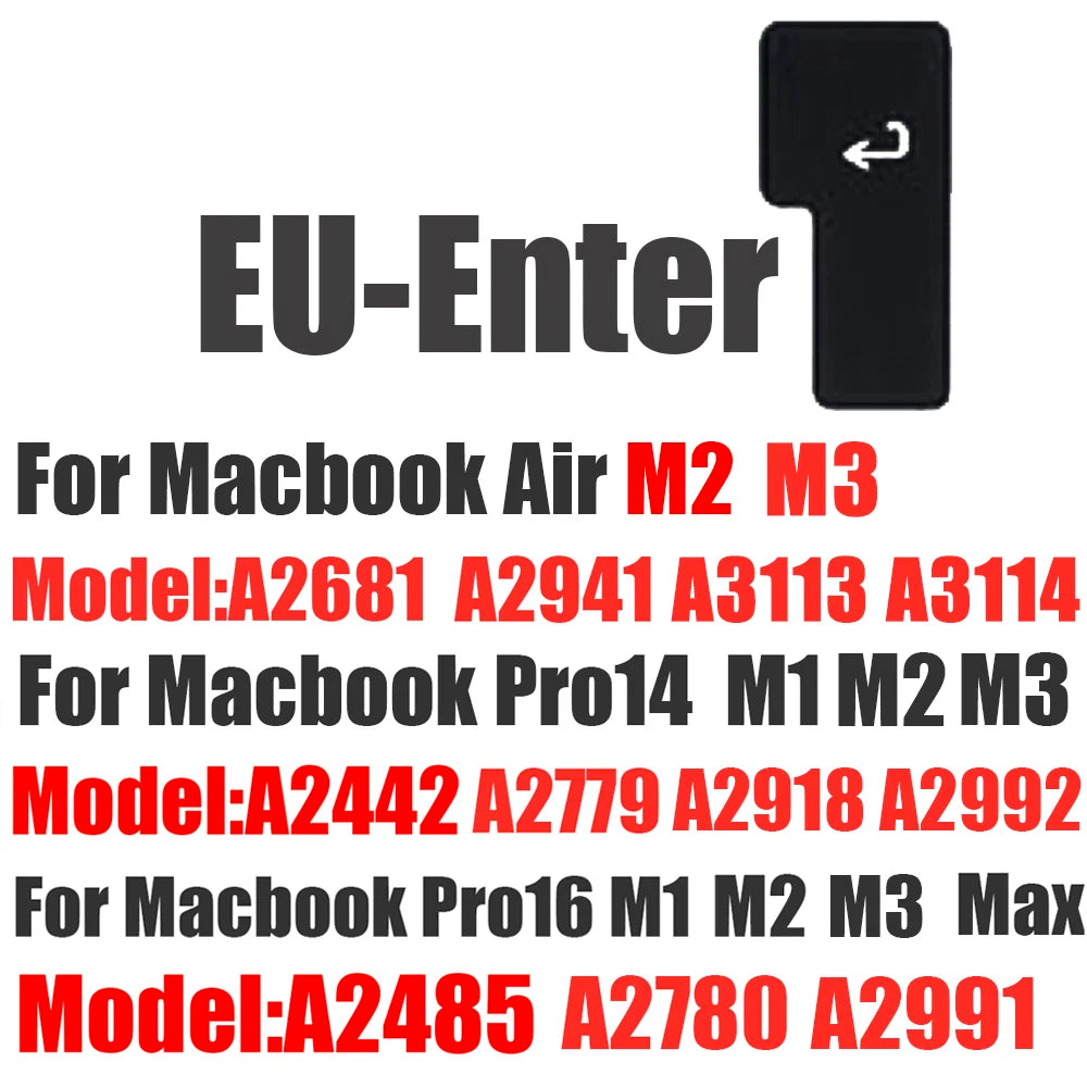 Keyboard Cover For Macbook Air 13 M2 Pro 13 M1 Pro 14 16 Max Silicone Protector Skin Case A2337 A2338 A2442 A2779 A2681 A2485