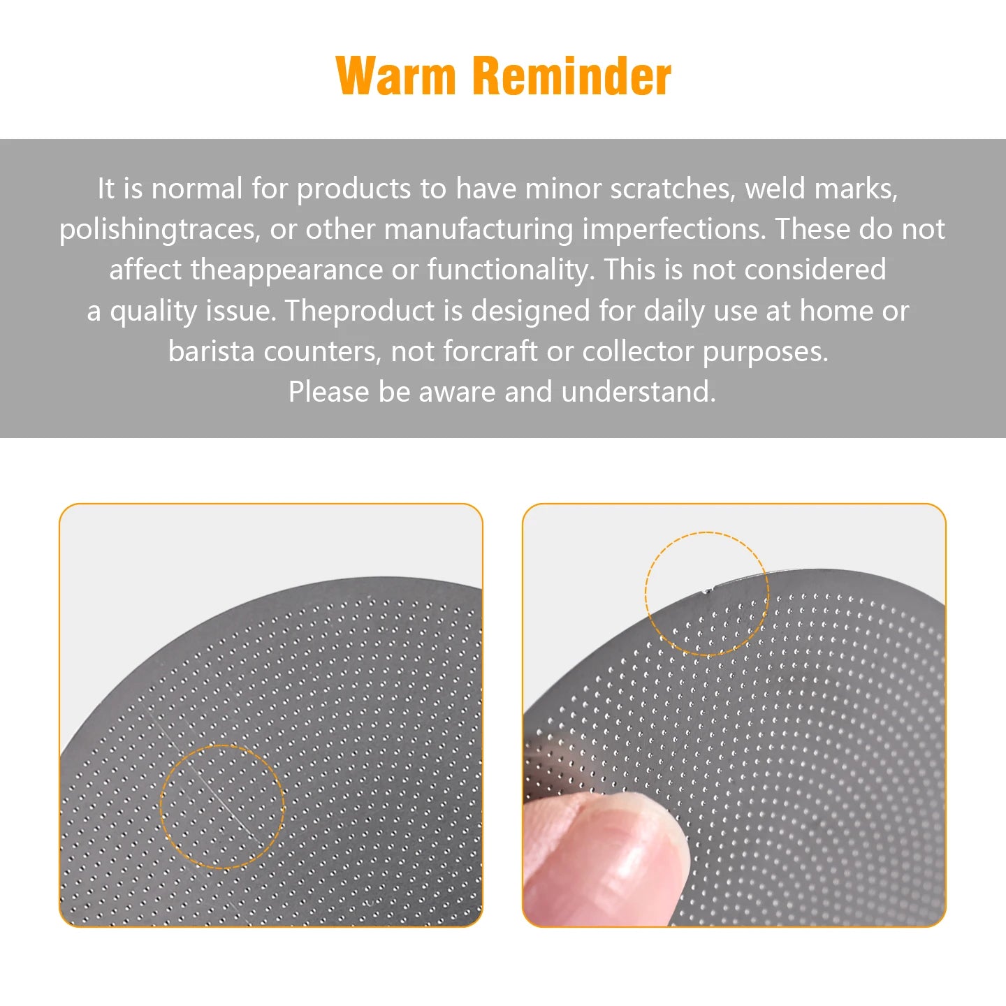 0.2mm Espresso Puck Screen 51/53/58.5mm Stainless Steel Coffee Filter Mesh For Portafilter Espresso Machine Barista Tool